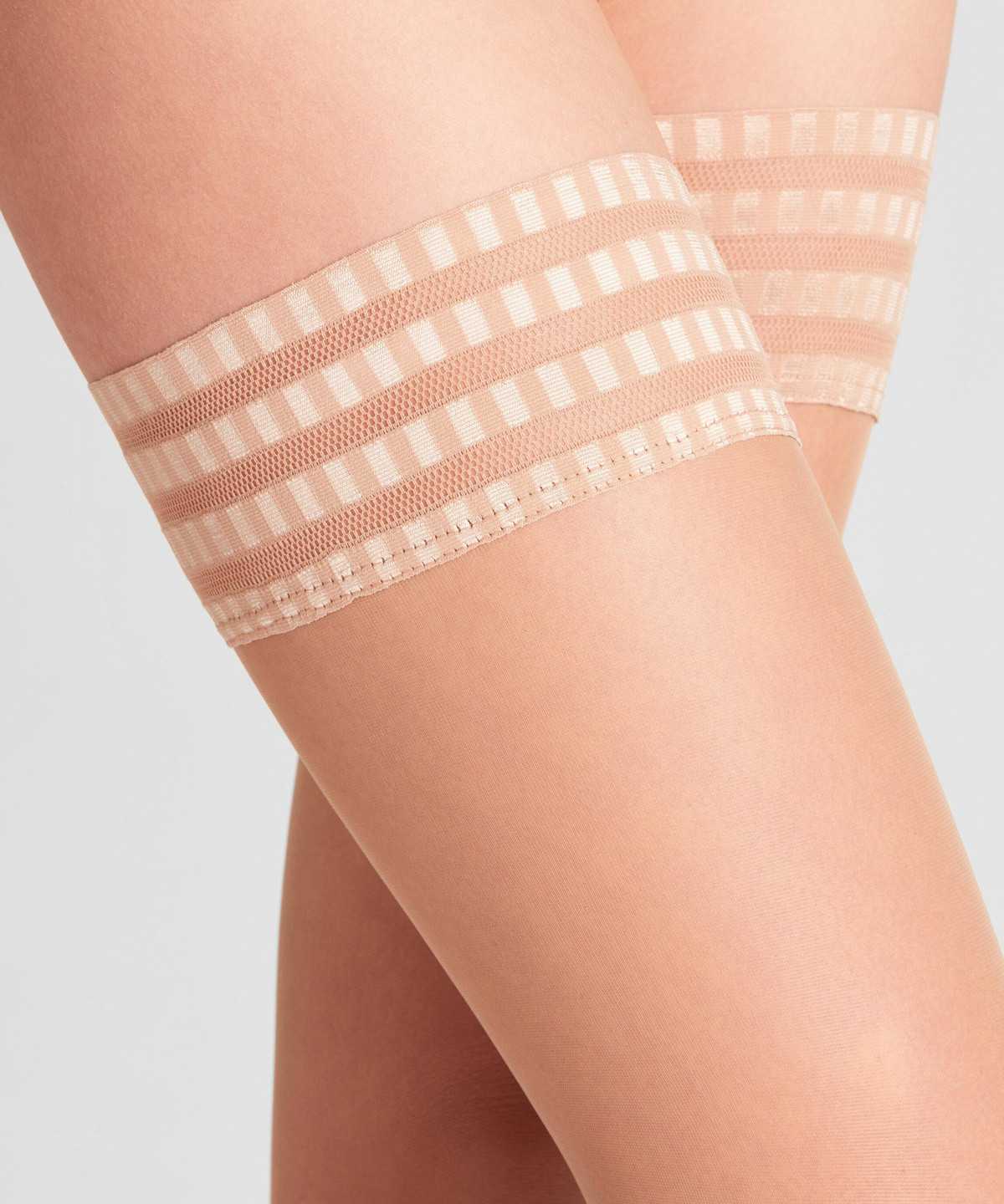 Falke Pure Matt 20 DEN Stay-ups Naisten Thigh Highs Beige | 65897CDXL