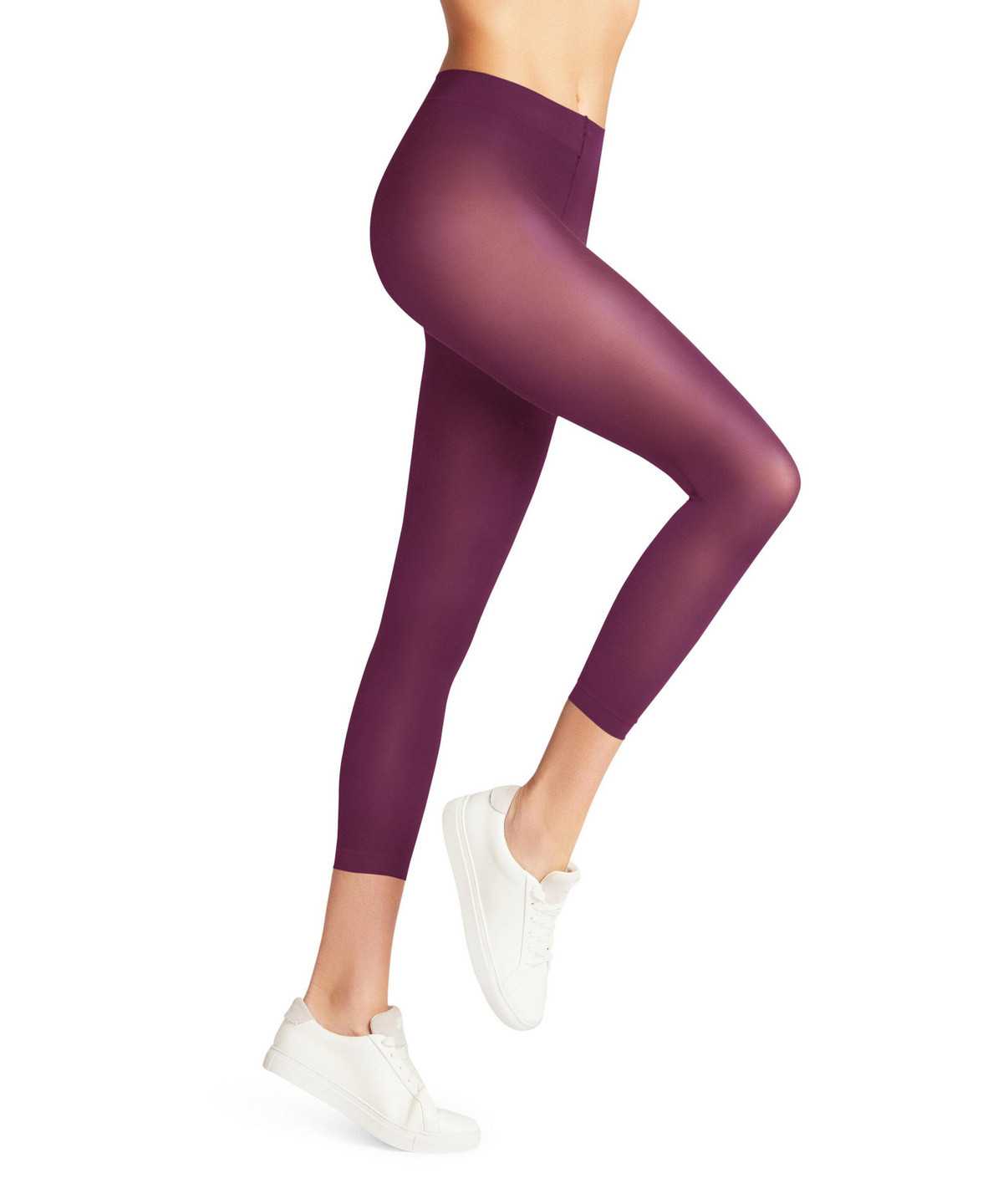 Falke Pure Matt 50 DEN Capri Naisten Leggings & Capri Violetit | 27184KDWP