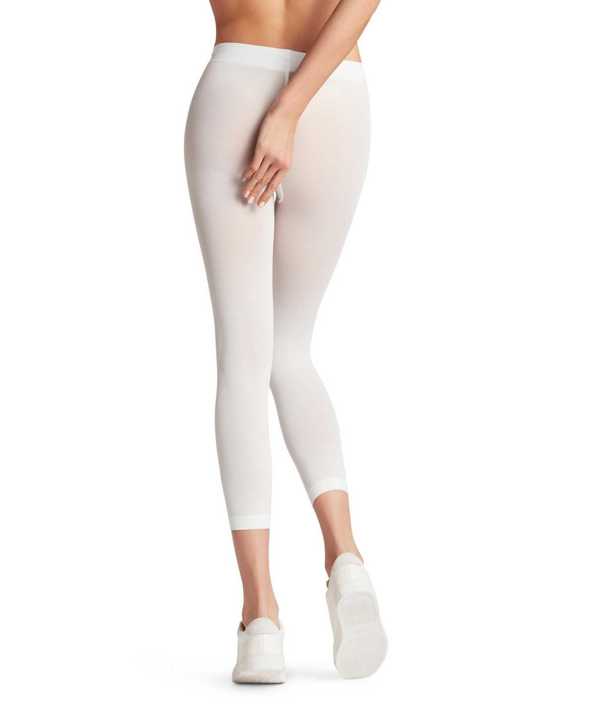 Falke Pure Matt 50 DEN Capri Naisten Leggings & Capri Valkoinen | 31402BLXF