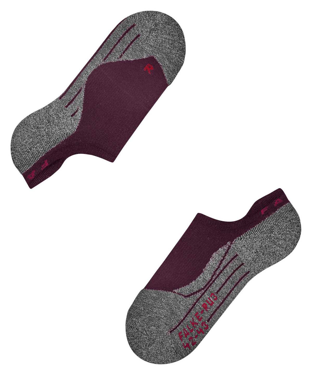 Falke RU3 Comfort Invisible Running Invisibles Naisten Sports Socks Punainen | 98160LPXF