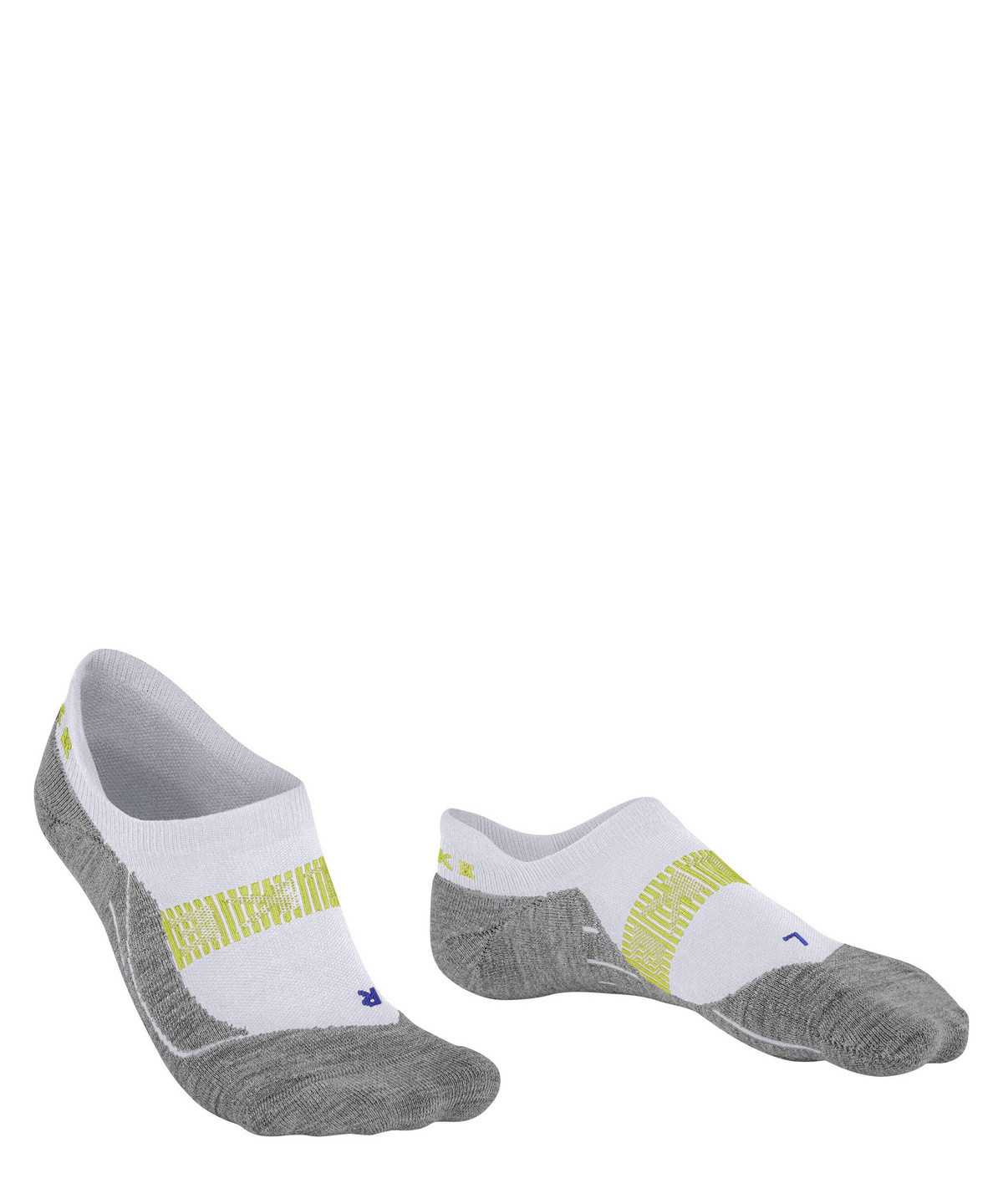 Falke RU4 Endurance Cool Invisible Running Invisibles Miesten No Show Socks Valkoinen | 79348QZDR