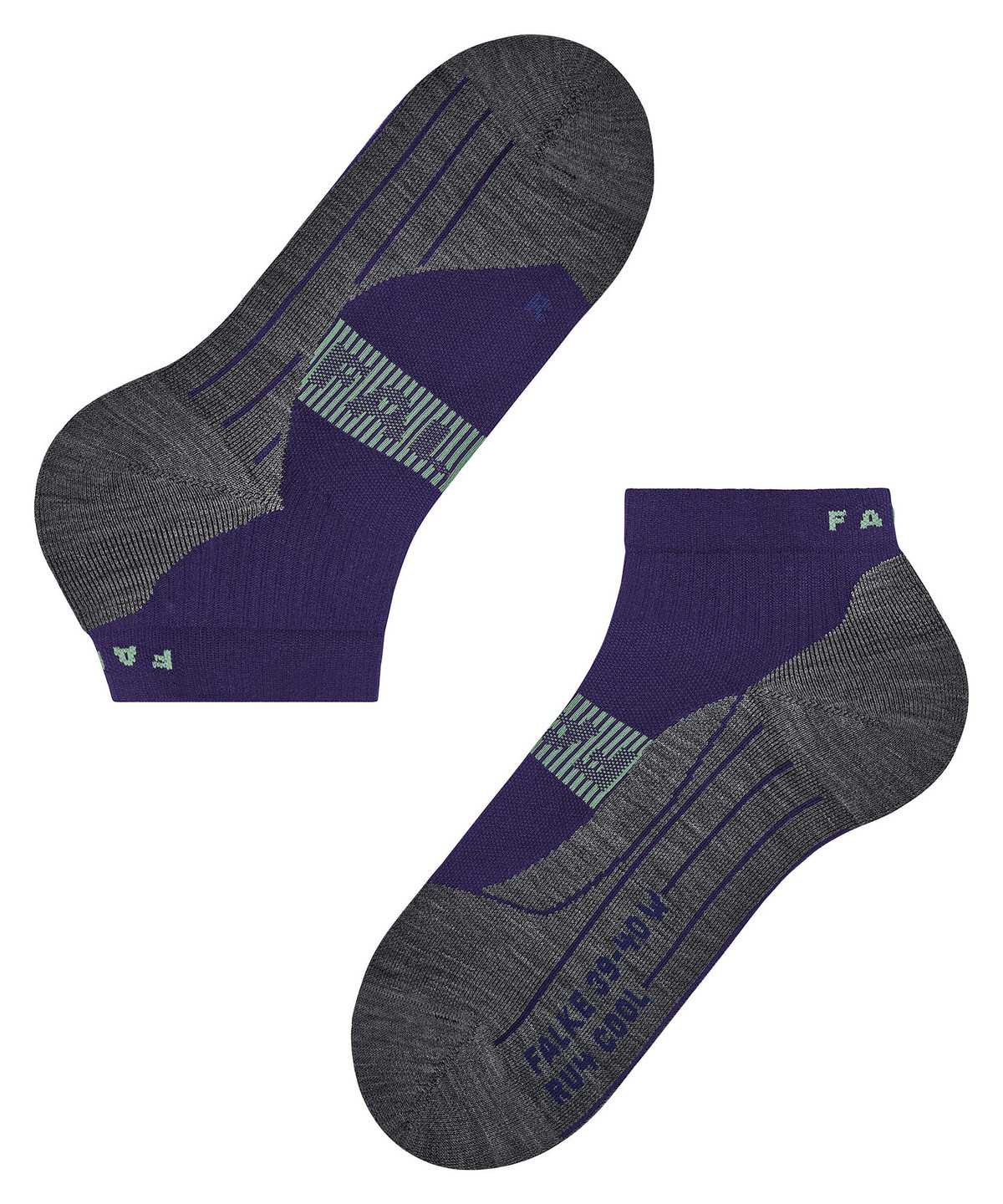 Falke RU4 Endurance Cool Short Running Short sock Naisten Sports Socks Violetit | 51073JGAT