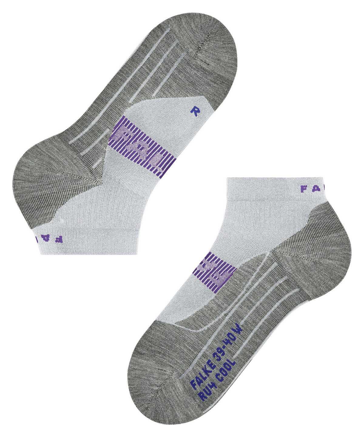 Falke RU4 Endurance Cool Short Running Short sock Naisten Sports Socks Valkoinen | 93172BQYD