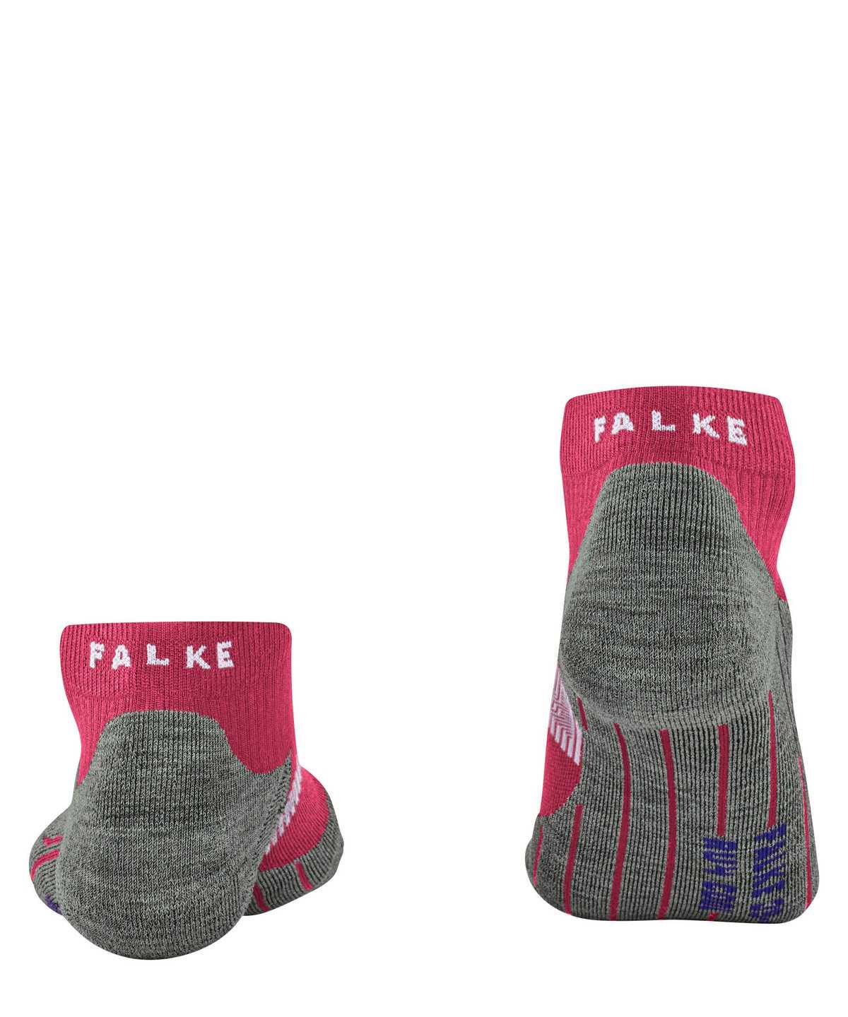 Falke RU4 Endurance Cool Short Running Short sock Naisten Sports Socks Punainen | 70489MVRA