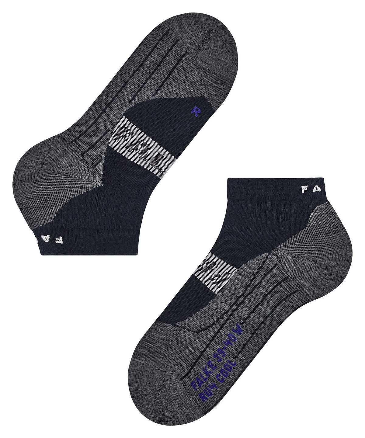 Falke RU4 Endurance Cool Short Running Short sock Miesten Sukat Sininen | 86950CPRM