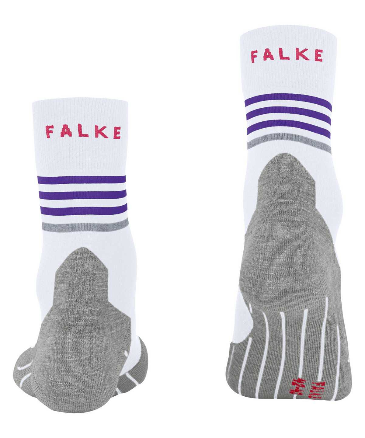 Falke RU4 Endurance Reflect Running Socks Naisten Sports Socks Valkoinen | 21963JAOB