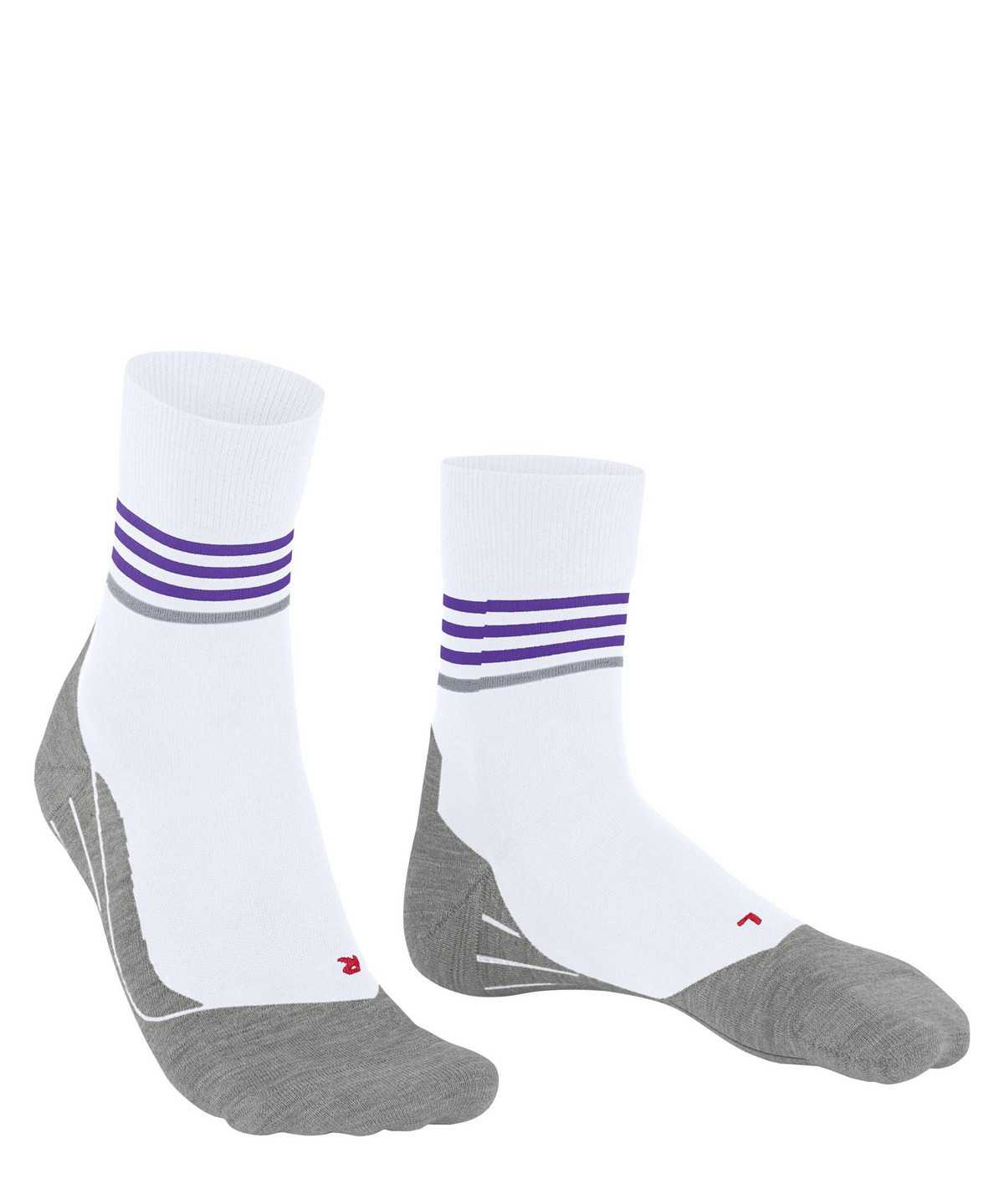 Falke RU4 Endurance Reflect Running Socks Naisten Sports Socks Valkoinen | 21963JAOB