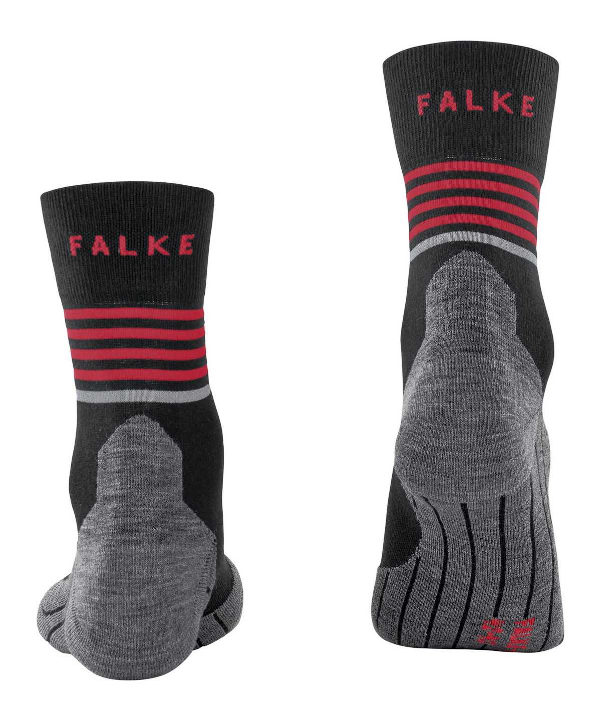 Falke RU4 Endurance Reflect Running Socks Miesten Sukat Mustat | 80264MNDE