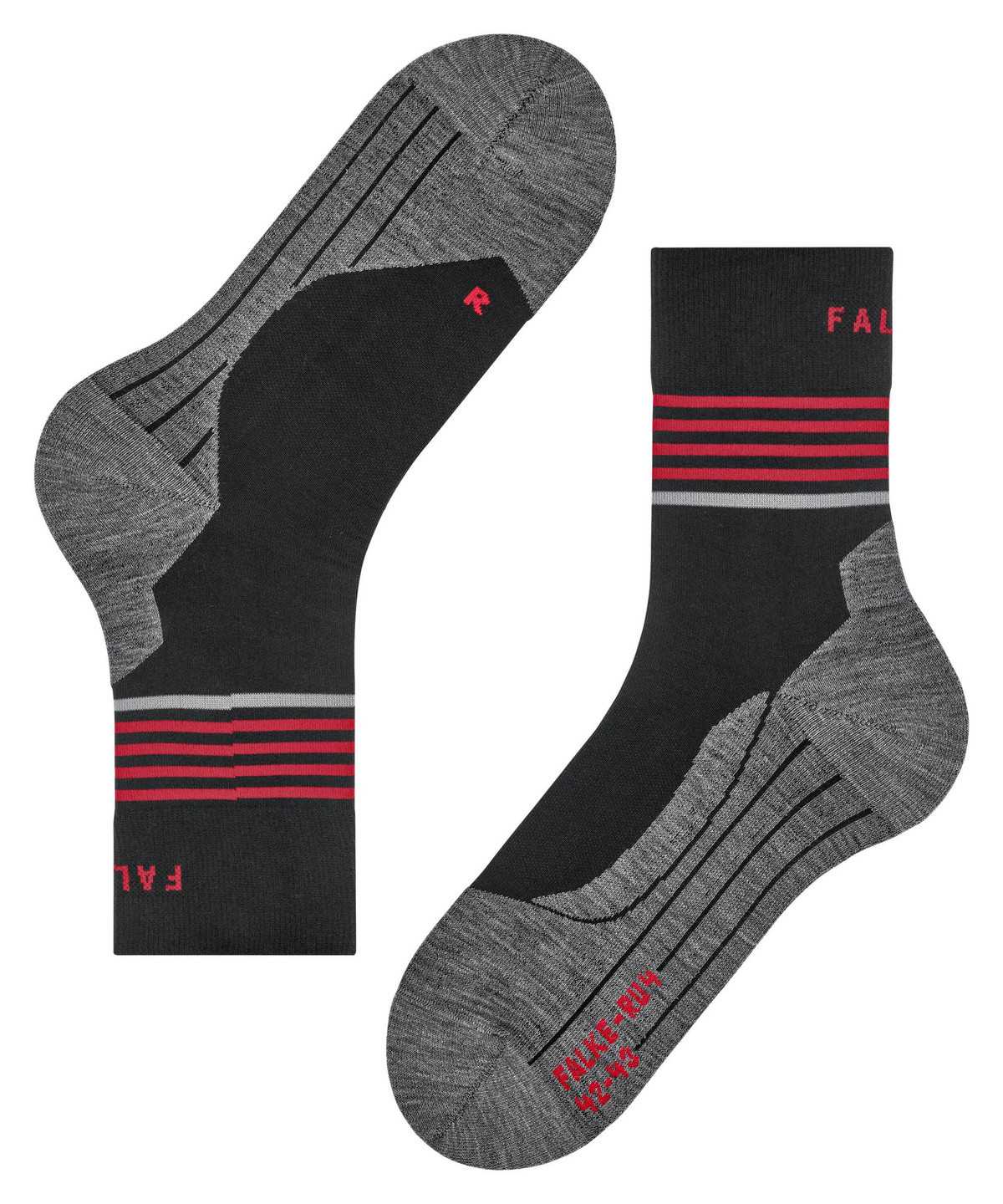 Falke RU4 Endurance Reflect Running Socks Miesten Sukat Mustat | 80264MNDE