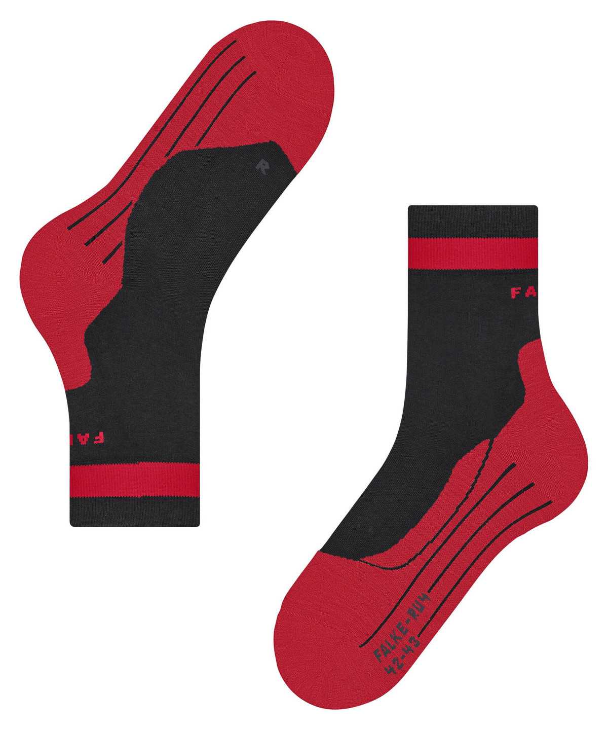 Falke RU4 Endurance Running Socks Miesten Sukat Harmaat | 45310KZND