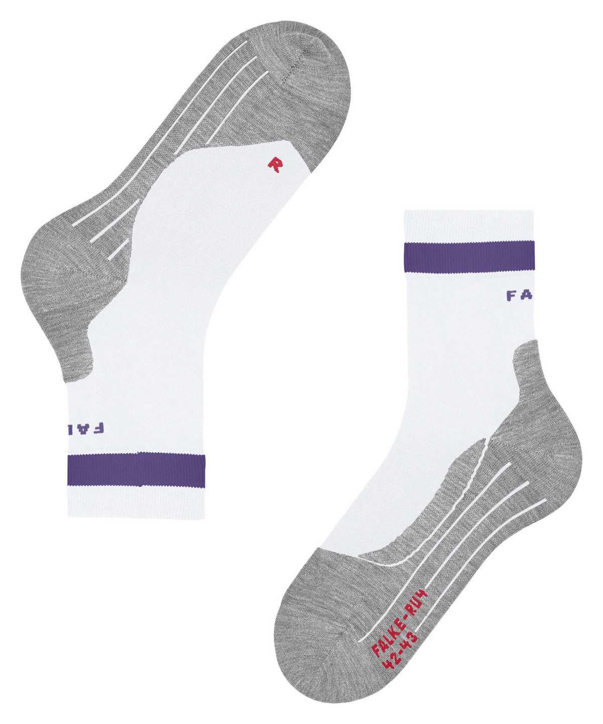 Falke RU4 Endurance Running Socks Naisten Sports Socks Valkoinen | 52609KORL