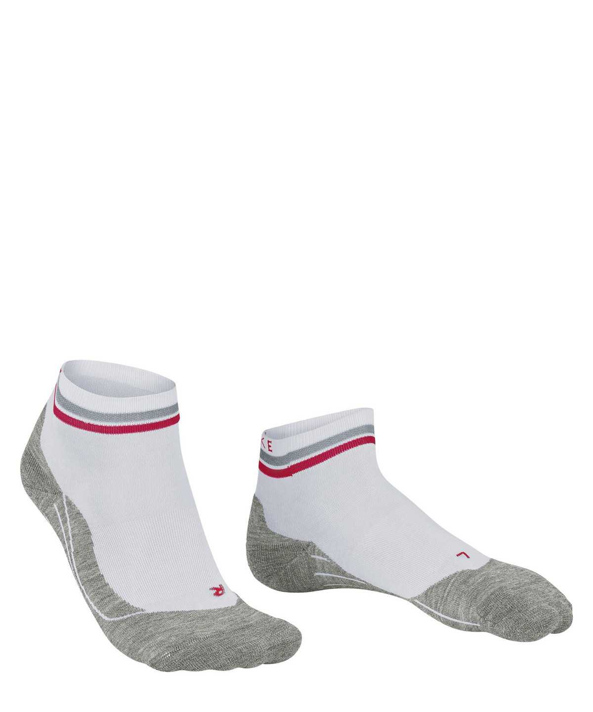 Falke RU4 Endurance Short Reflect Running Short sock Naisten Sports Socks Valkoinen | 50217GKWN