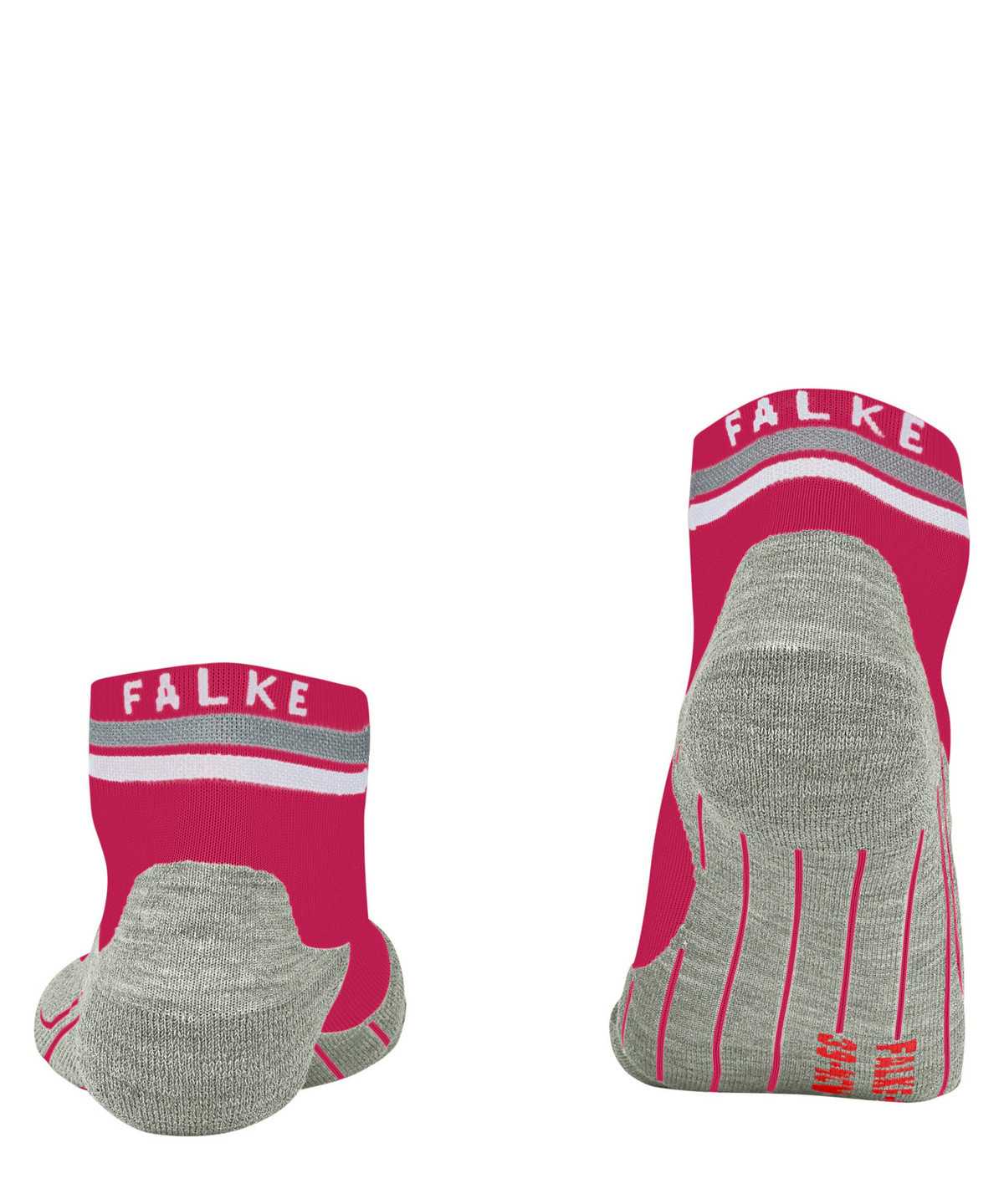 Falke RU4 Endurance Short Reflect Running Short sock Naisten Sports Socks Punainen | 89261KZDO