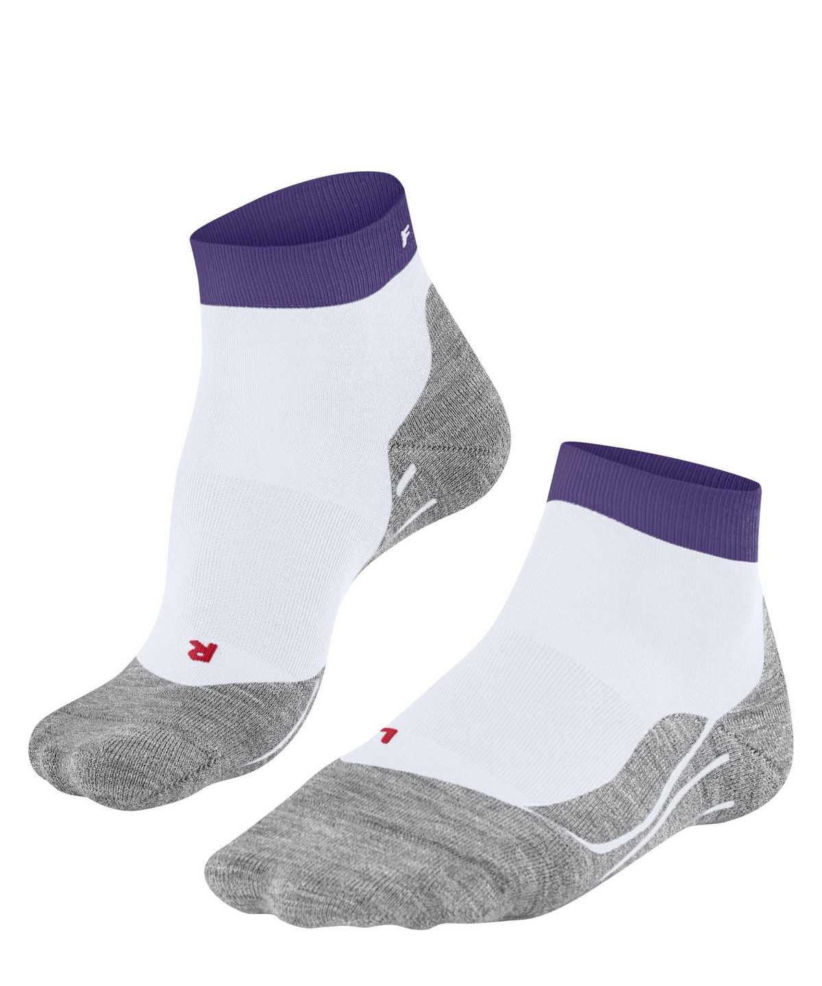 Falke RU4 Endurance Short Running Short sock Naisten Sports Socks Valkoinen | 62951WHMQ