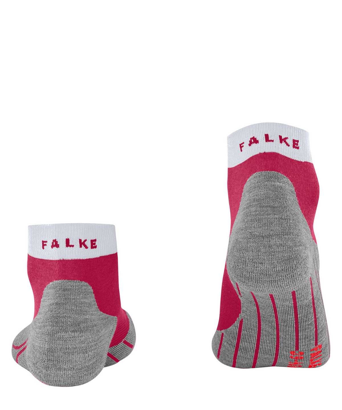 Falke RU4 Endurance Short Running Short sock Naisten Sports Socks Punainen | 79438AVPE