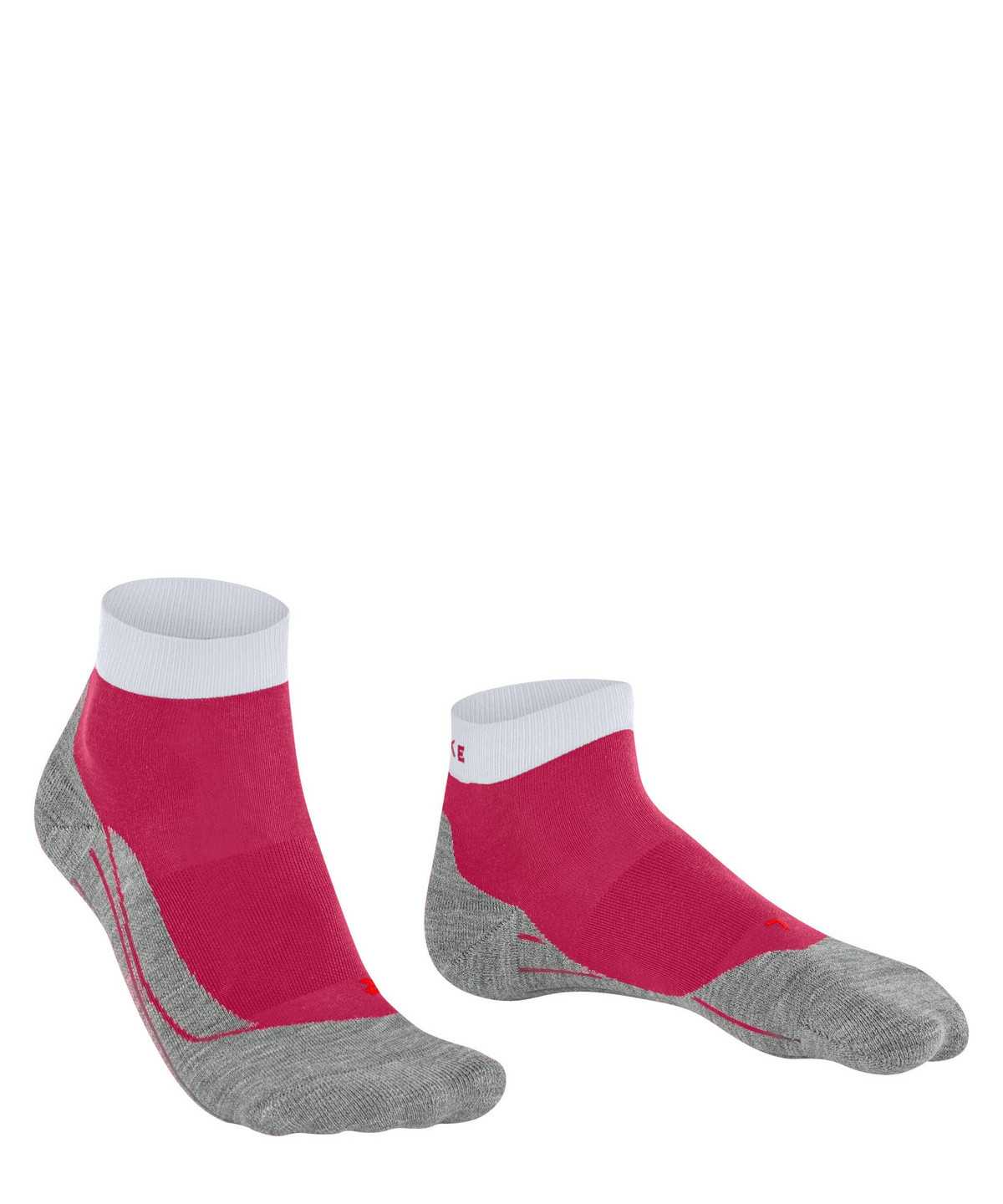 Falke RU4 Endurance Short Running Short sock Naisten Sports Socks Punainen | 79438AVPE