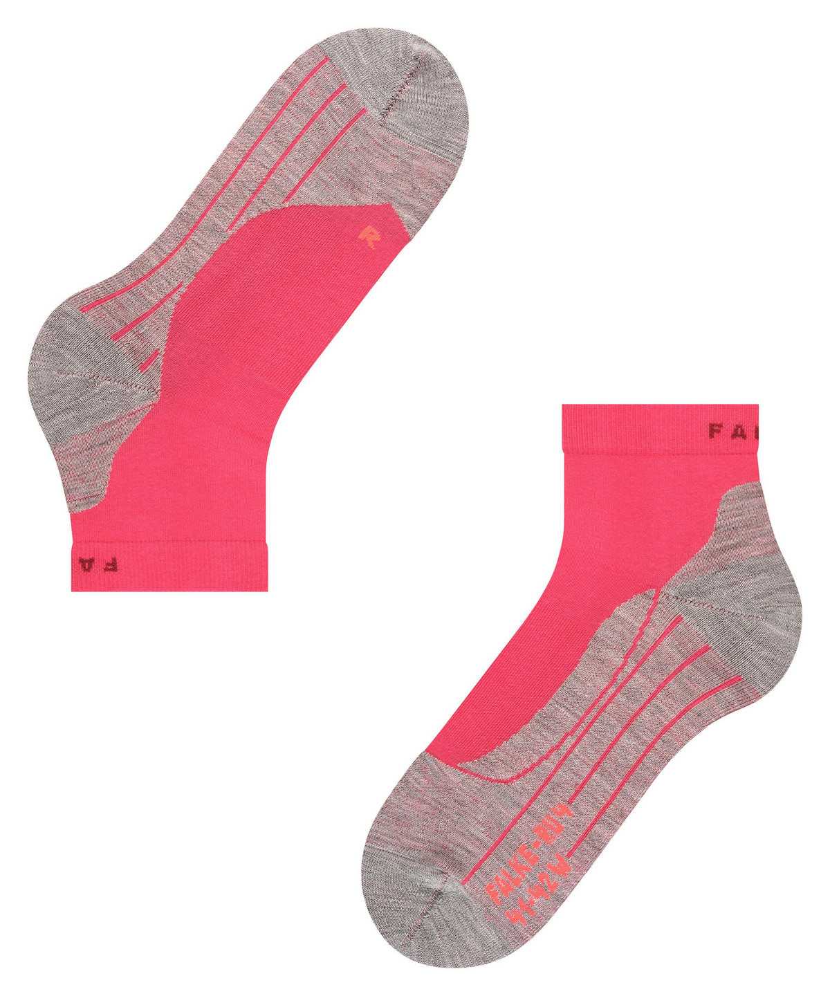 Falke RU4 Endurance Short Running Short sock Naisten Sports Socks Punainen | 53926WNMG