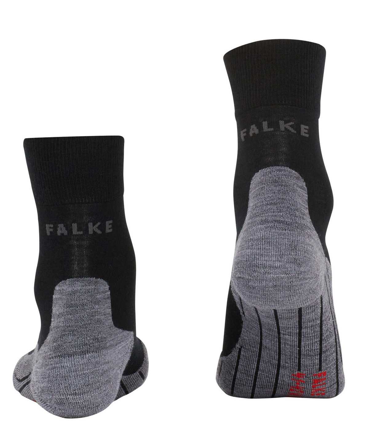 Falke RU4 Endurance Wool Running Socks Naisten Sports Socks Mustat | 78413NLOH