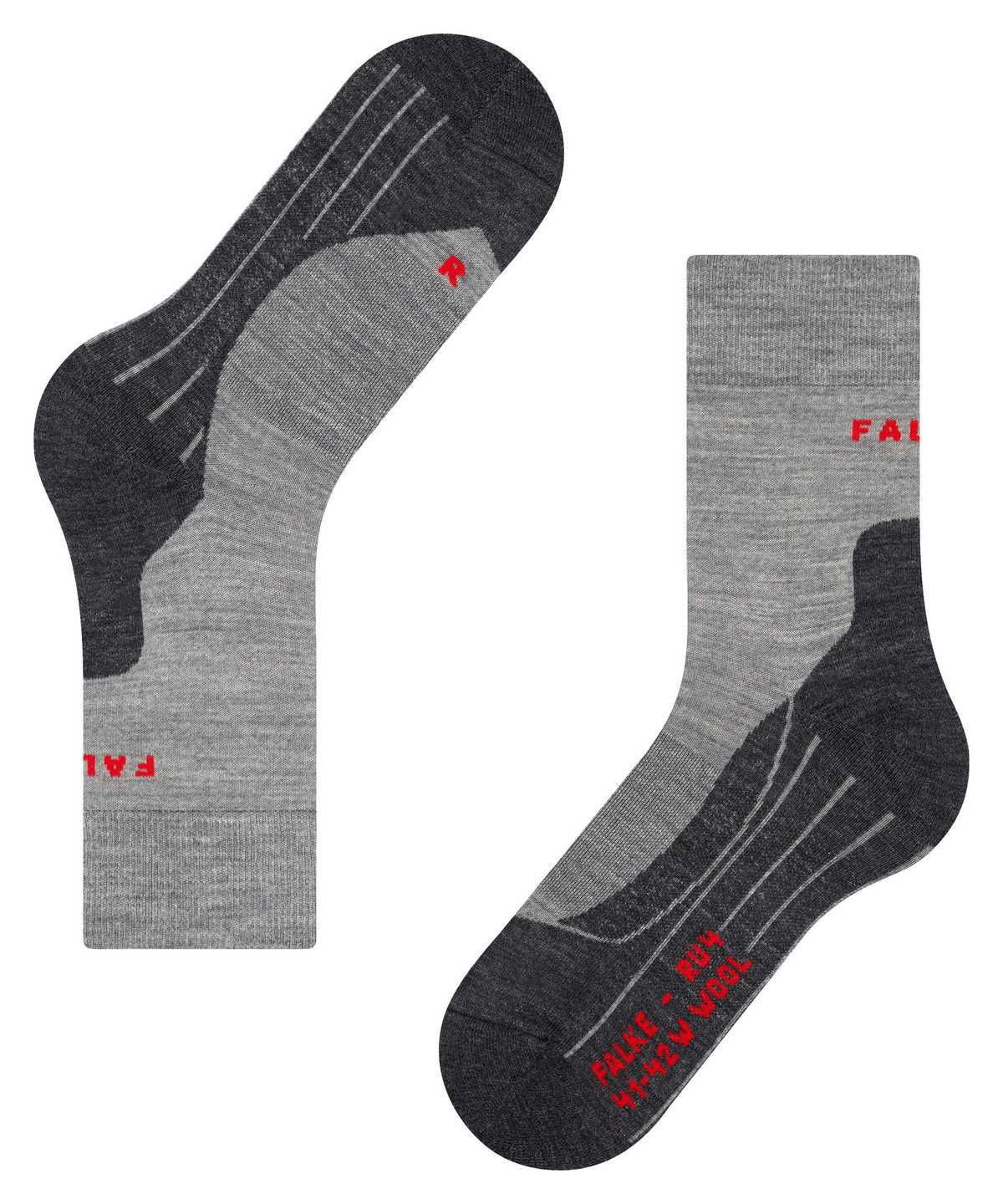 Falke RU4 Endurance Wool Running Socks Naisten Sports Socks Harmaat | 83704AXIB