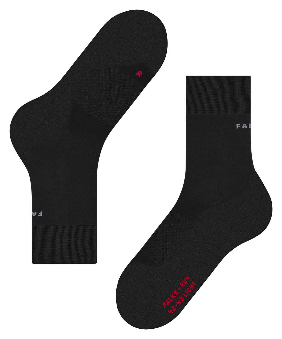 Falke RU4 Light Performance Running Socks Miesten Sukat Mustat | 61207XMTR