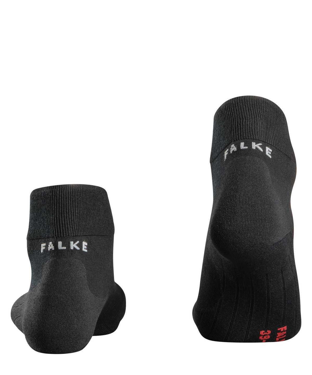 Falke RU4 Light Performance Short Running Short sock Naisten Sports Socks Mustat | 41308EKOP