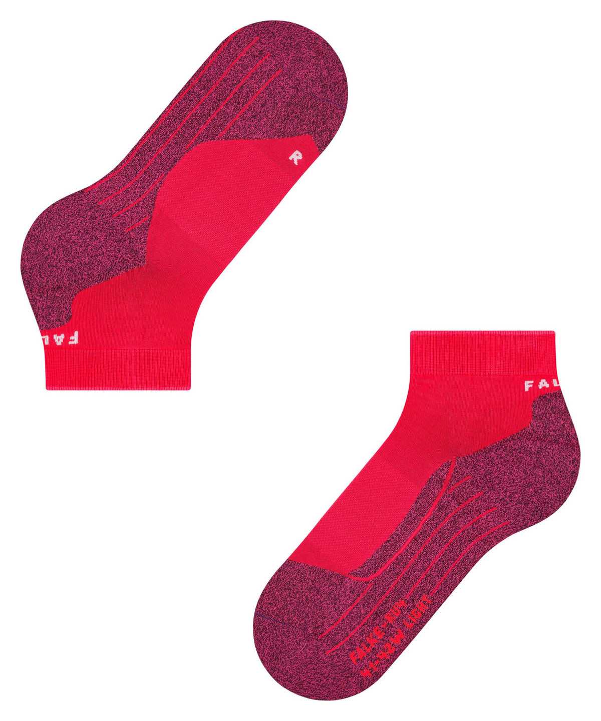 Falke RU4 Light Performance Short Running Short sock Naisten Sports Socks Punainen | 81925NOEX