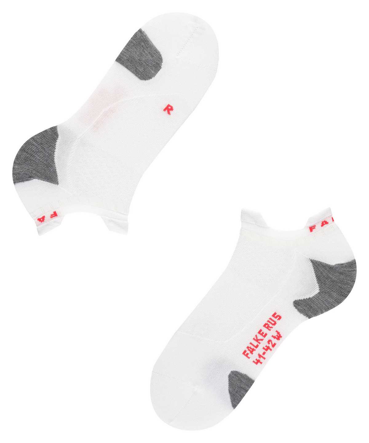 Falke RU5 Race Invisible Running Invisibles Naisten Sports Socks Valkoinen | 86307KWVQ