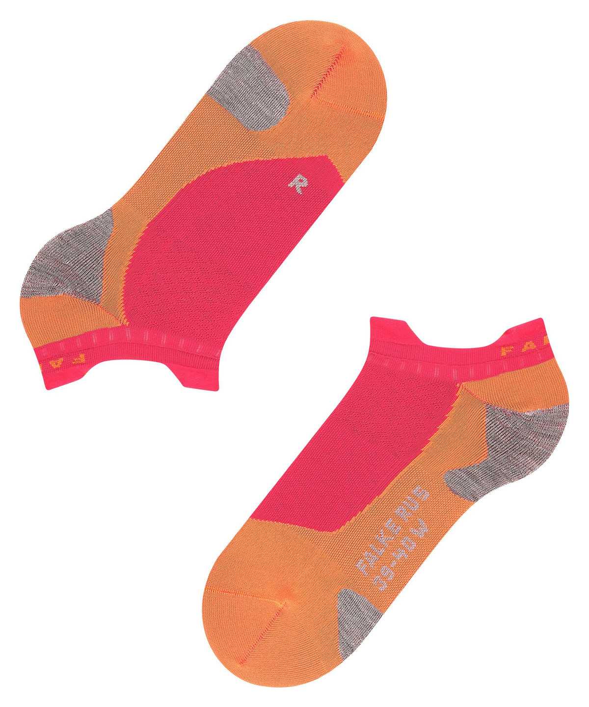 Falke RU5 Race Invisible Running Invisibles Naisten Sports Socks Punainen | 46980BPYJ