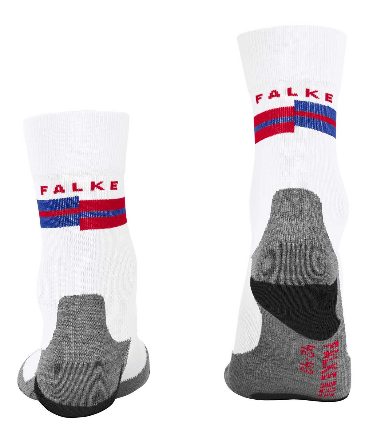 Falke RU5 Race Running Socks Miesten Sukat Valkoinen | 65791EPLC