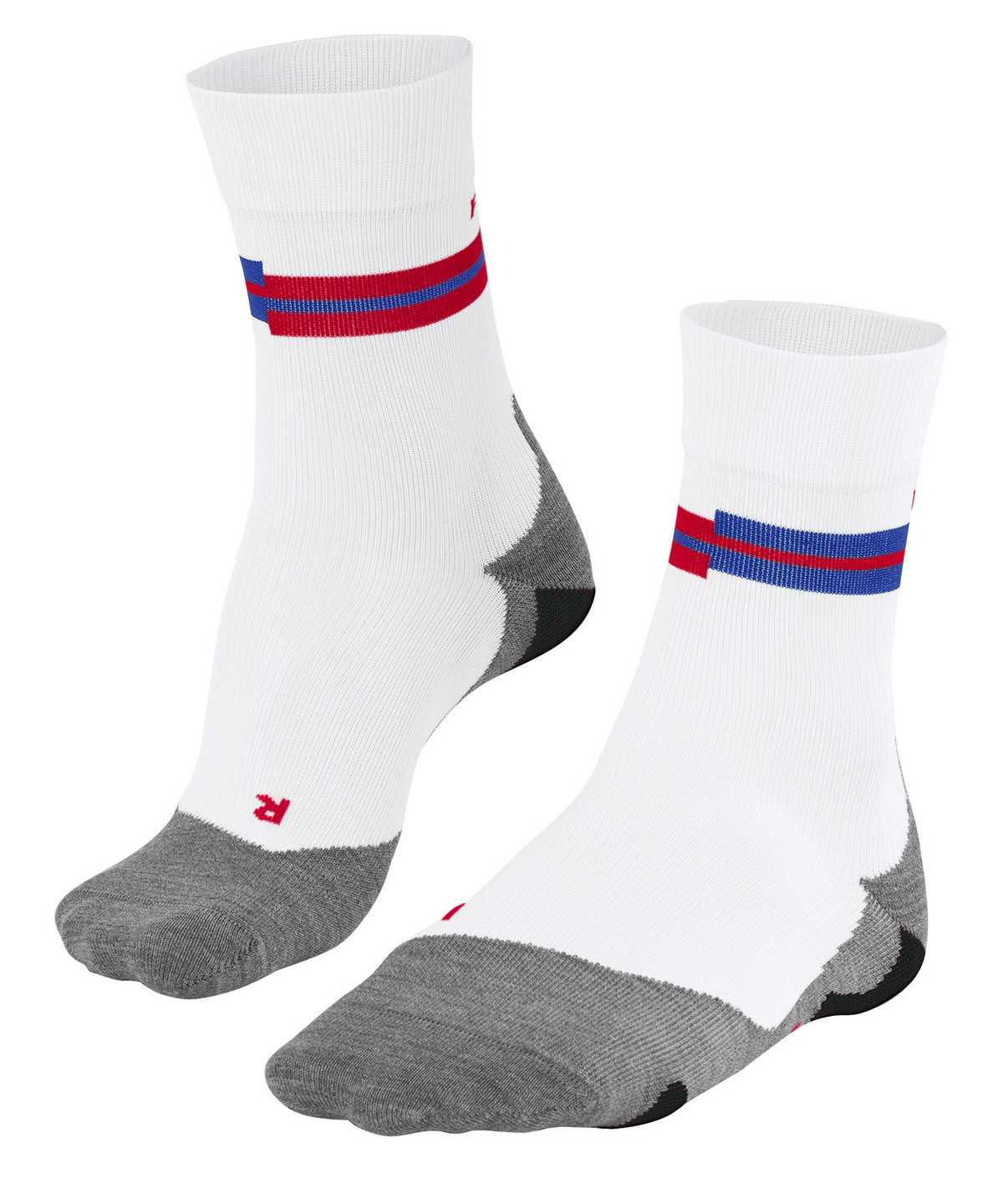 Falke RU5 Race Running Socks Miesten Sukat Valkoinen | 65791EPLC