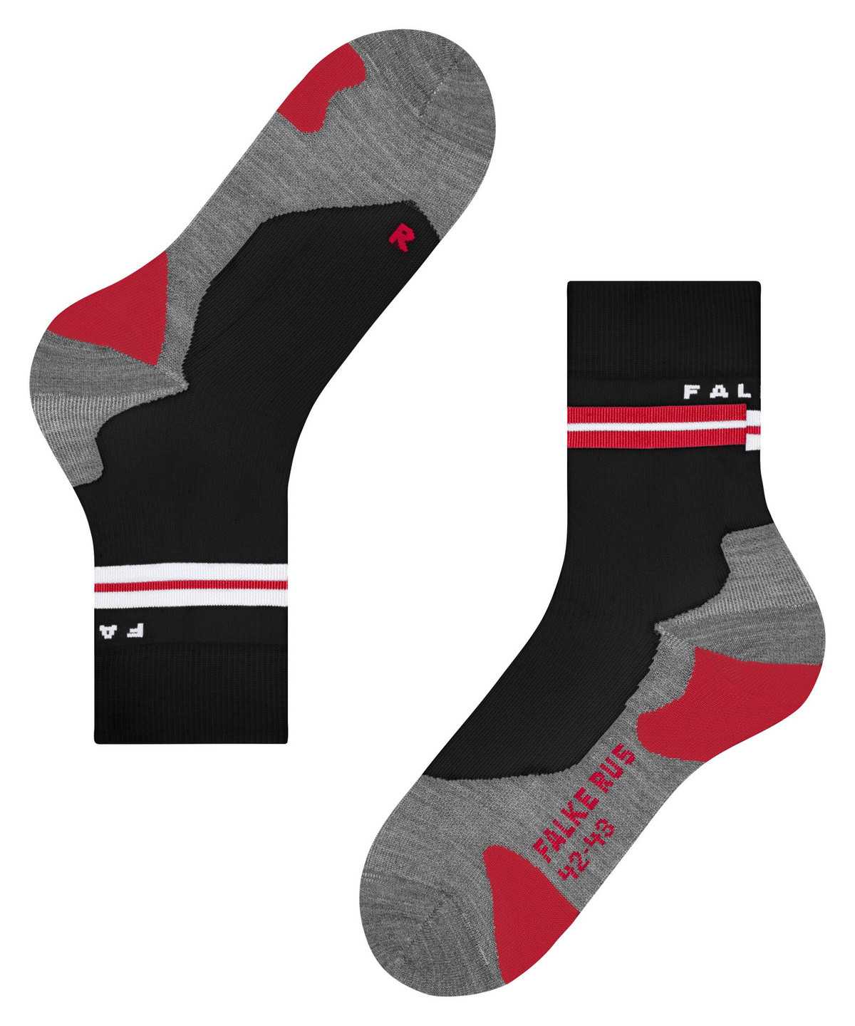 Falke RU5 Race Running Socks Miesten Sukat Mustat | 97435HKPU