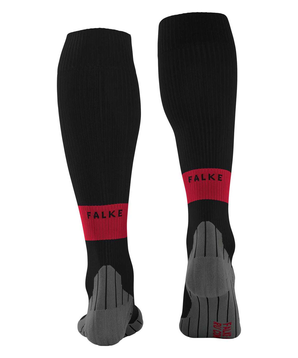 Falke RU Compression Energy Running Knee-high Socks Naisten Sports Socks Mustat | 24301GYAF