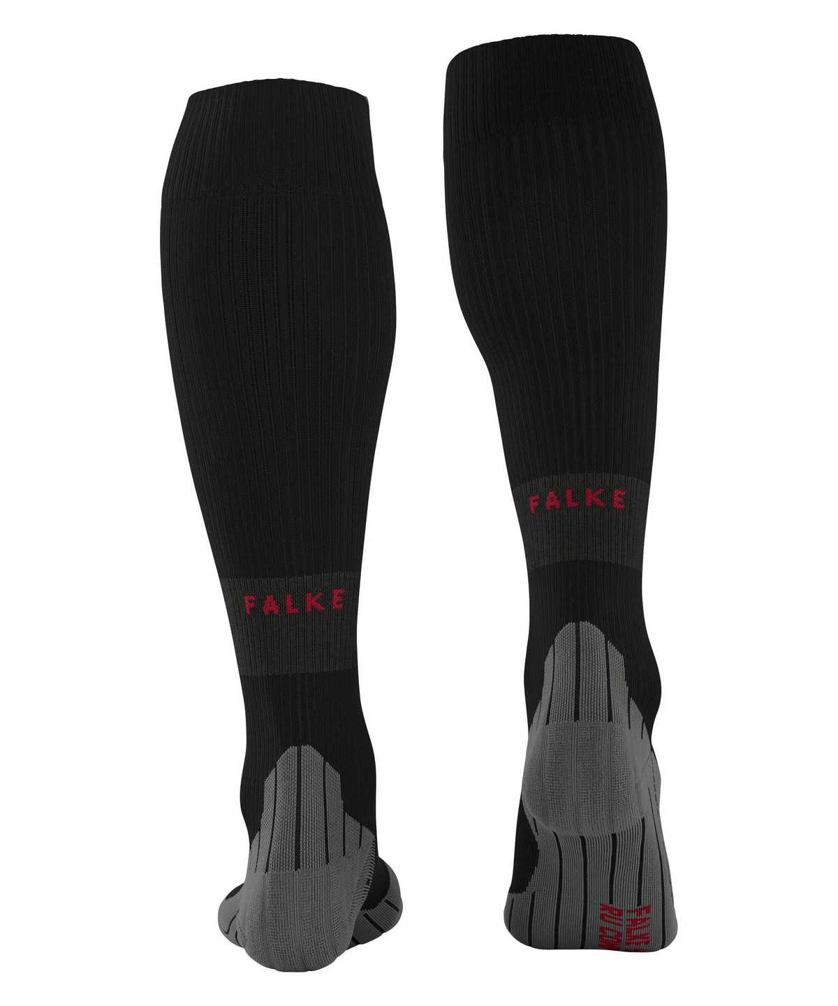 Falke RU Compression Energy Running Knee-high Socks Naisten Sports Socks Mustat | 93671JGFO