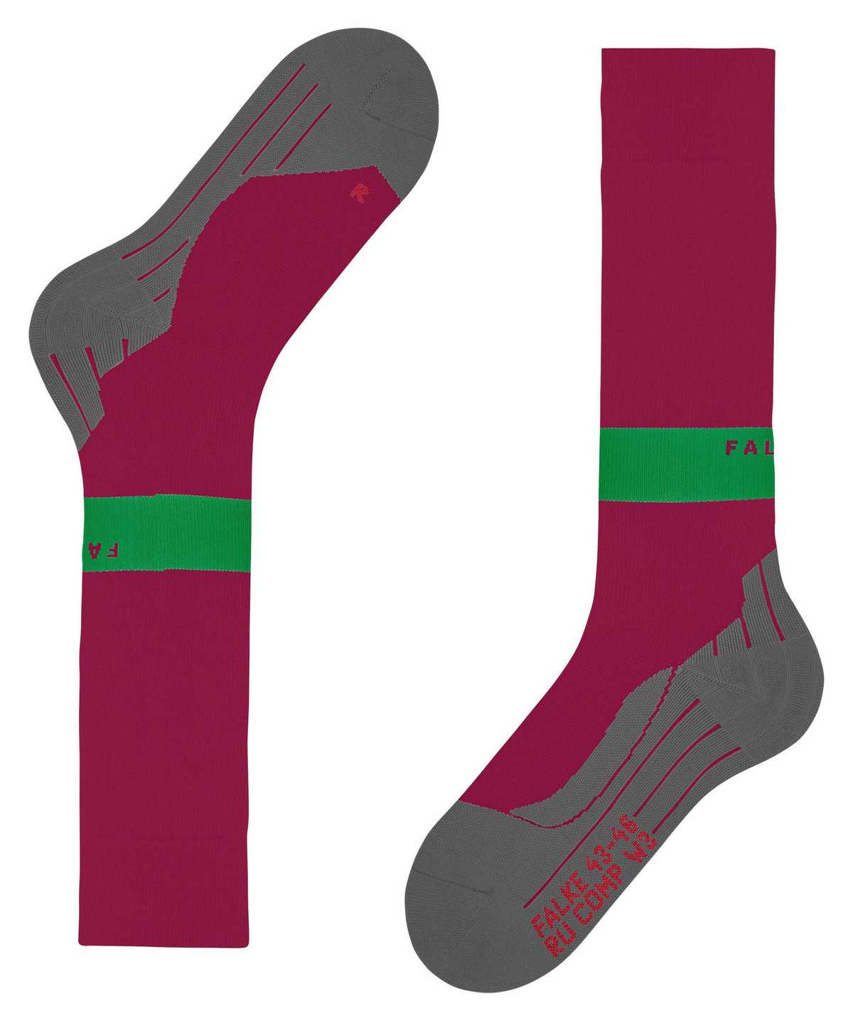 Falke RU Compression Energy Running Knee-high Socks Naisten Sports Socks Punainen | 65347FXQK