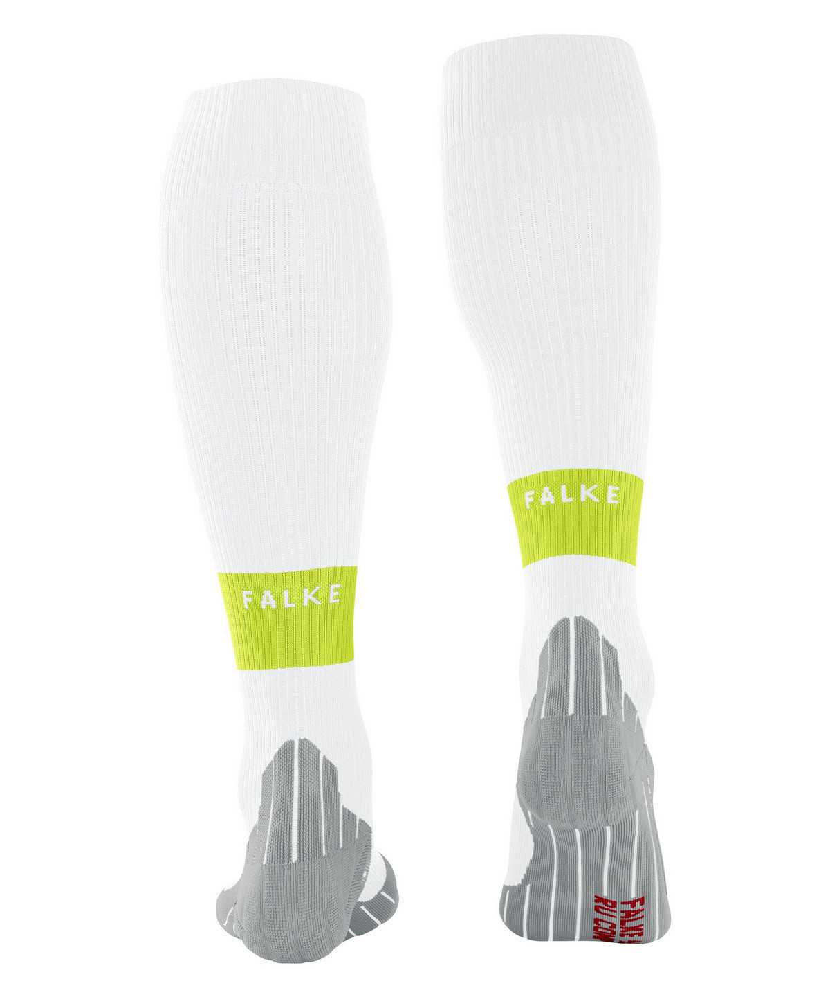 Falke RU Compression Energy Running Knee-high Socks Miesten Sukat Valkoinen | 49652HGWL