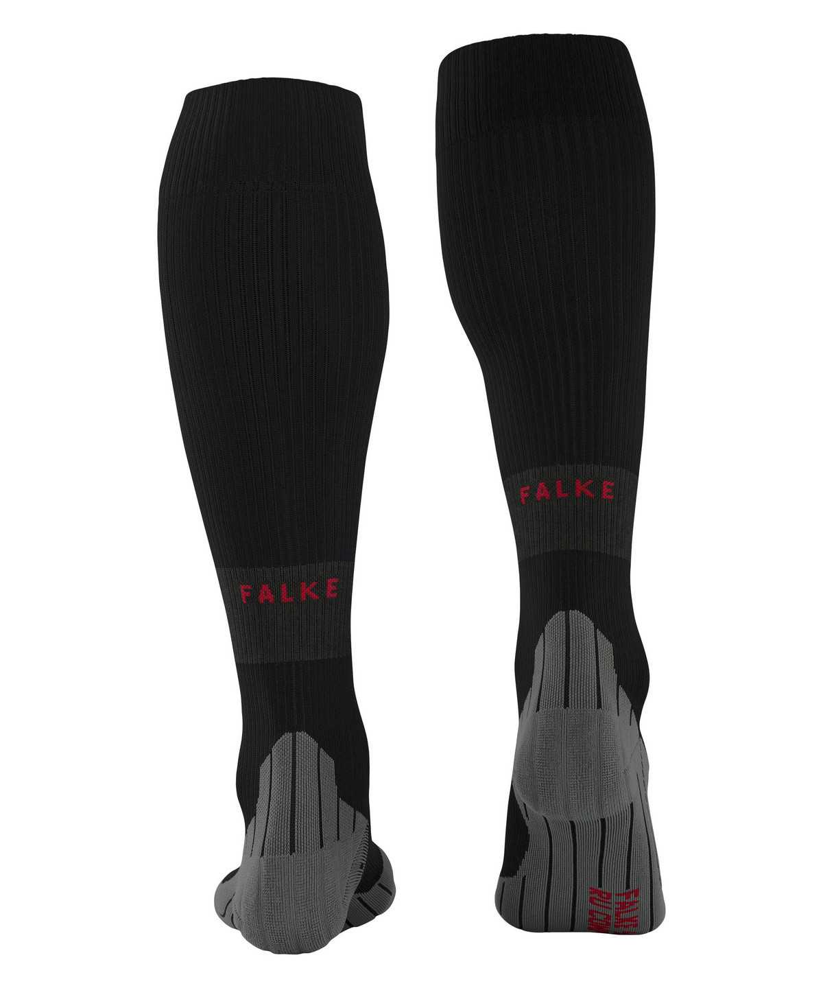 Falke RU Compression Energy Running Knee-high Socks Miesten Sukat Mustat | 58360HCWY