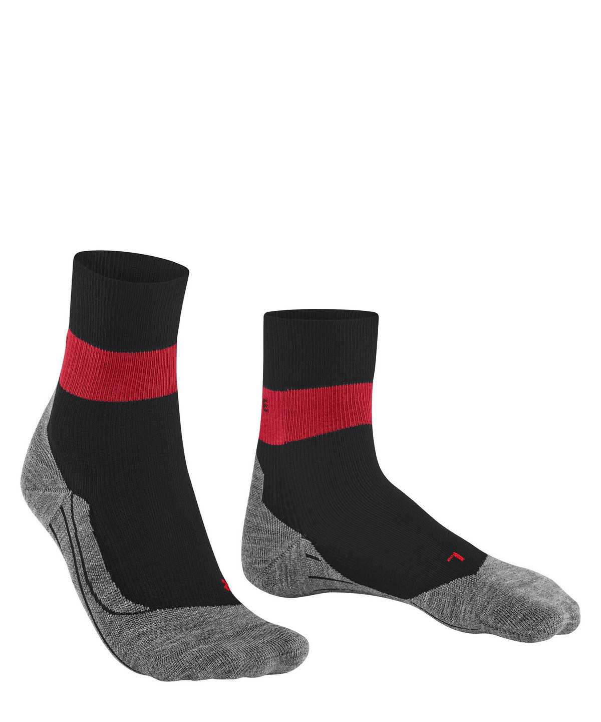 Falke RU Compression Stabilizing Running Socks Naisten Sports Socks Mustat | 38054UKGI