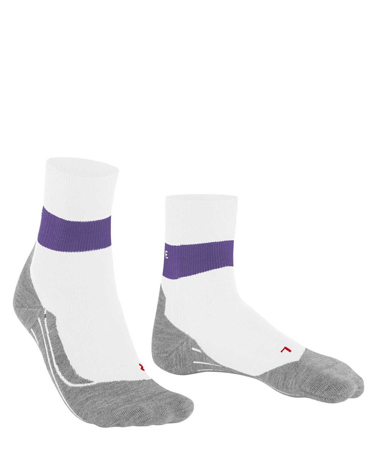 Falke RU Compression Stabilizing Running Socks Naisten Sports Socks Valkoinen | 70596GARX