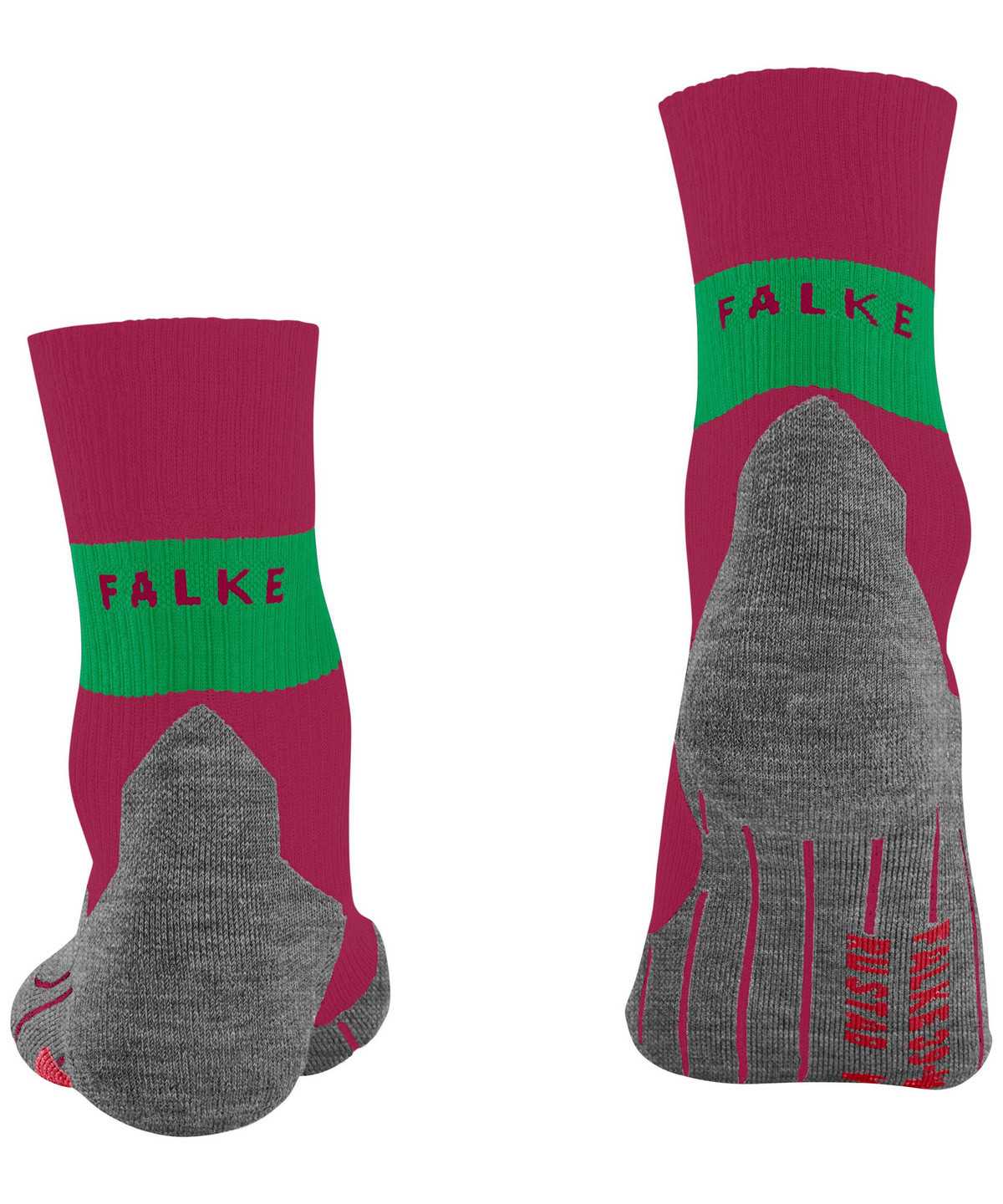 Falke RU Compression Stabilizing Running Socks Naisten Sports Socks Punainen | 23964AEBW