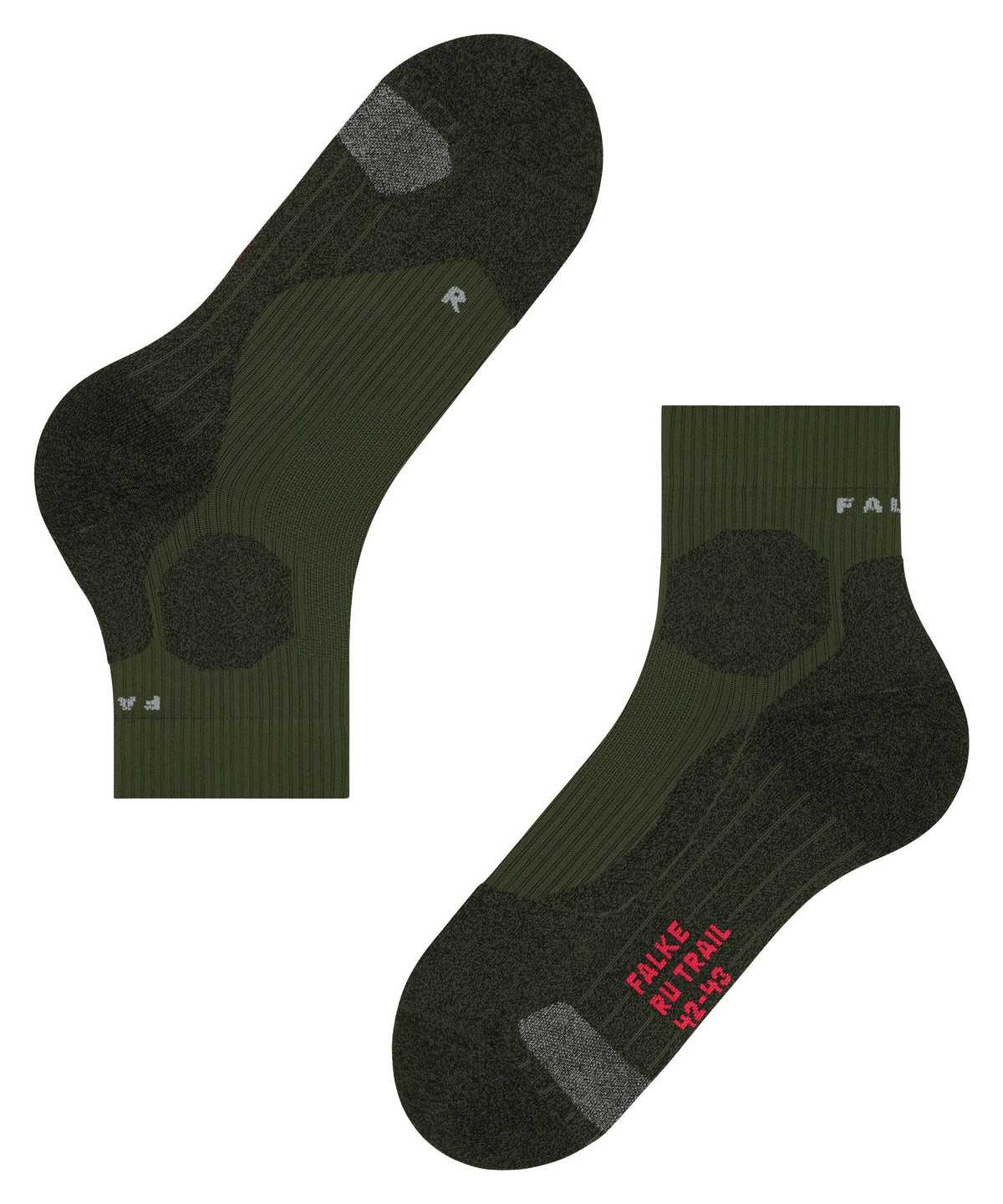 Falke RU Trail Grip Running Socks Miesten Sukat Vihreä | 74106ZLPK