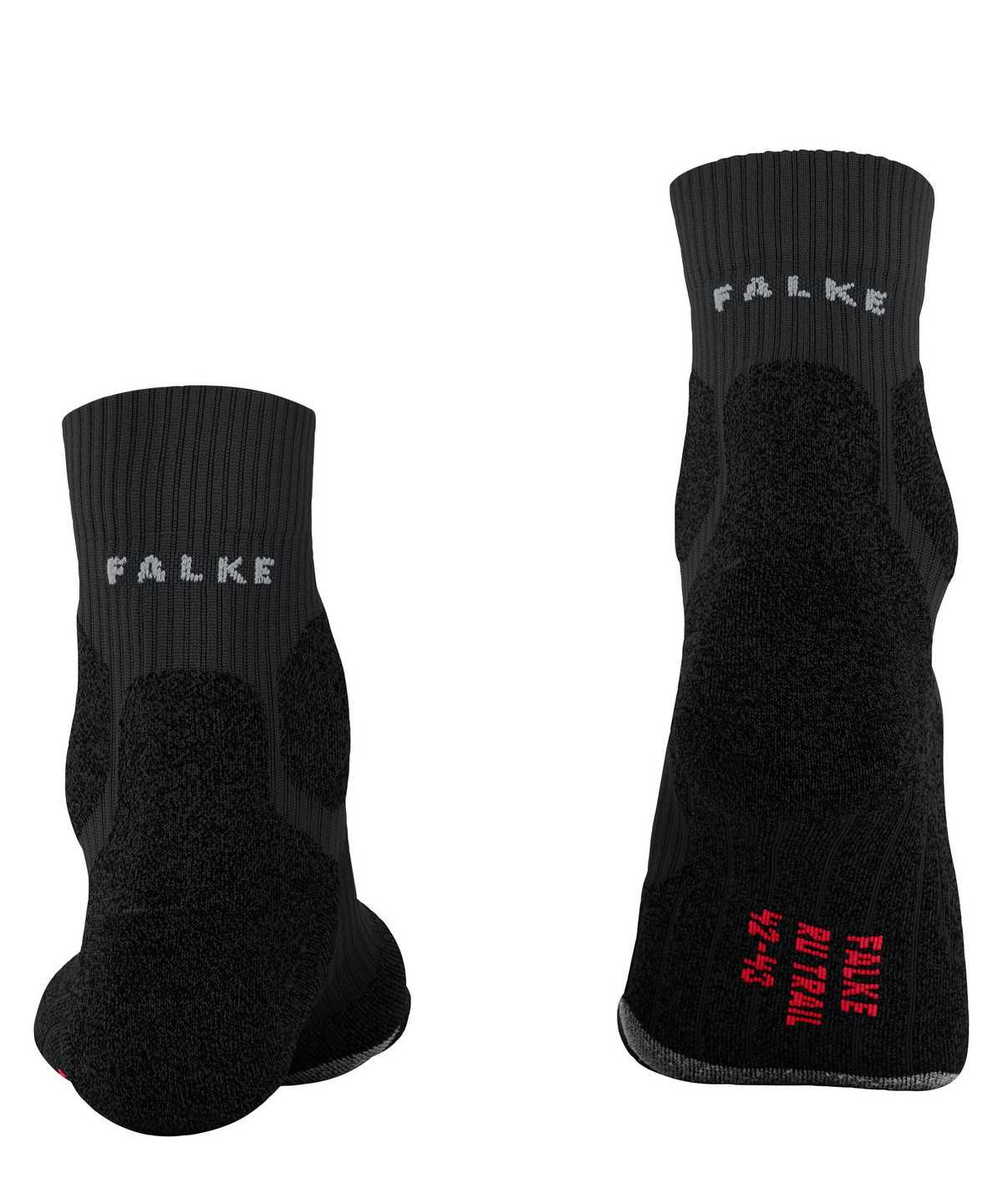 Falke RU Trail Grip Running Socks Miesten Sukat Mustat | 01768YIOX