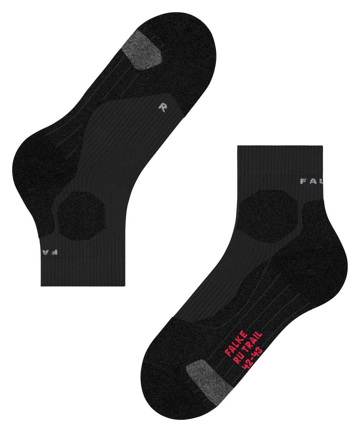 Falke RU Trail Grip Running Socks Naisten Sports Socks Mustat | 57461TIES