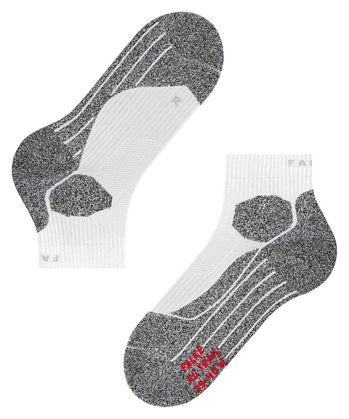 Falke RU Trail Running Socks Miesten Sukat Valkoinen | 83971SLMG