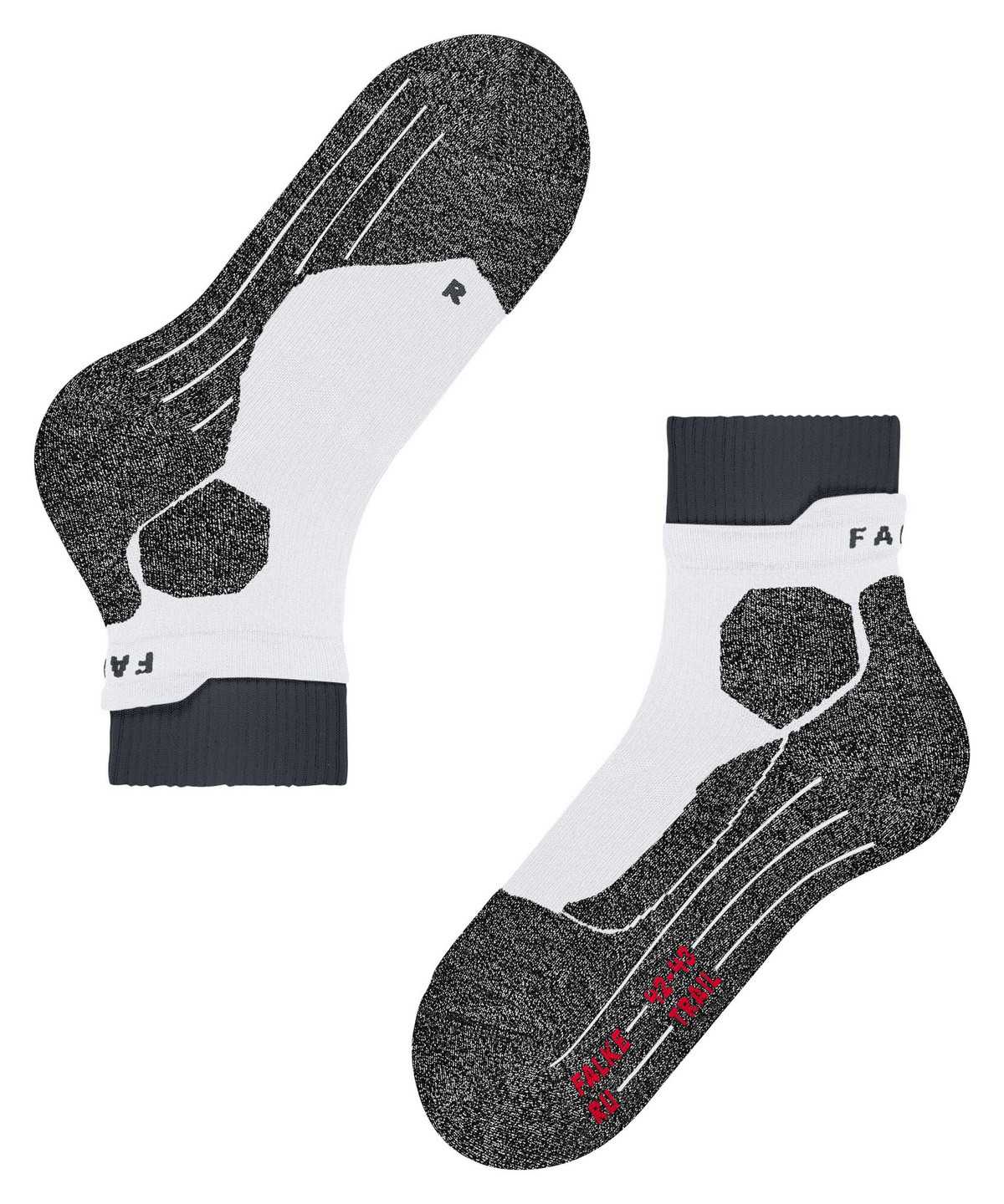 Falke RU Trail Running Socks Miesten Sukat Valkoinen | 24356ZITQ