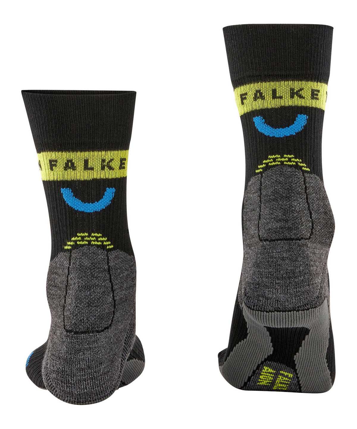 Falke RU True Motion Aion Running Socks Miesten Sukat Mustat | 75619PMVW