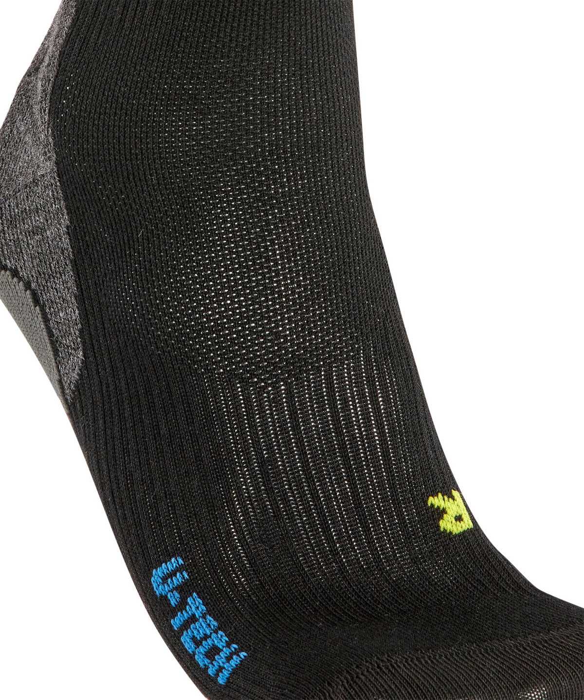 Falke RU True Motion Aion Running Socks Miesten Sukat Mustat | 75619PMVW