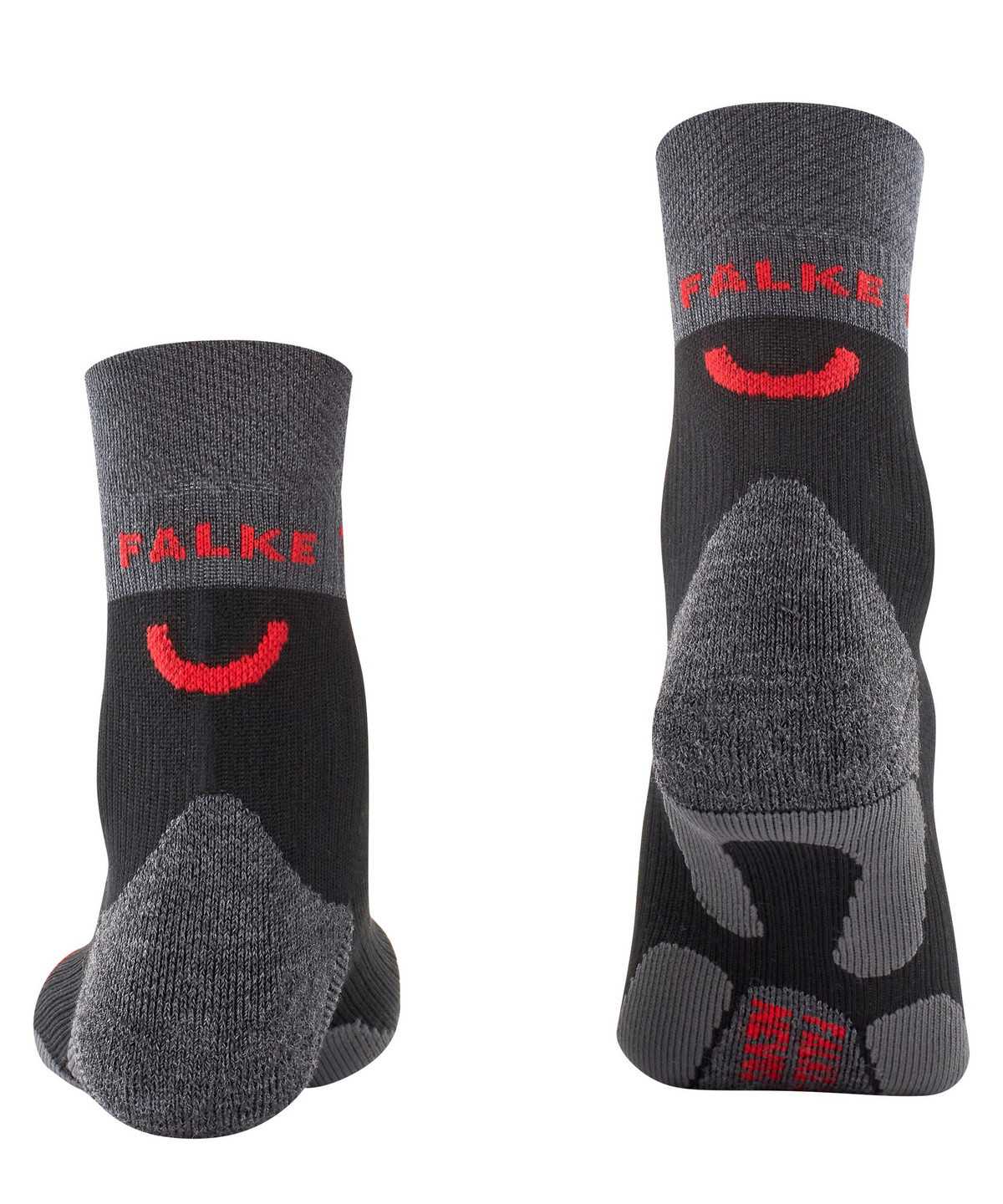 Falke RU True Motion Nevos Running Socks Miesten Sukat Mustat | 25619KQAF