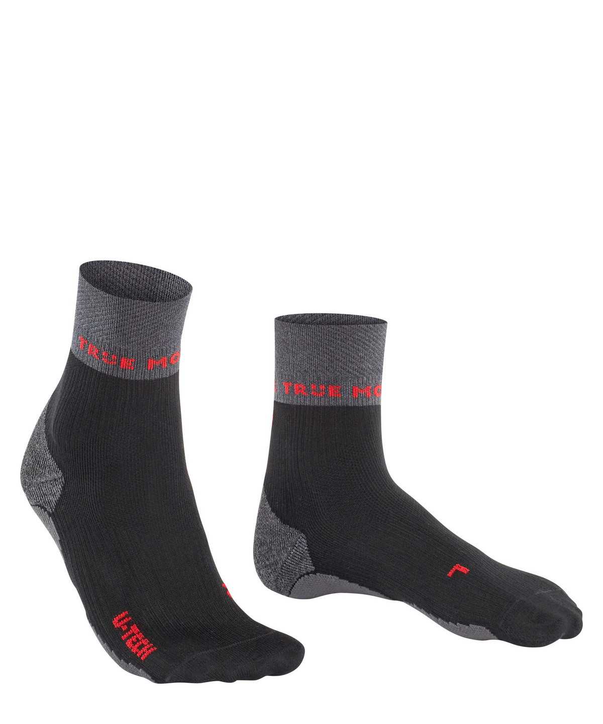 Falke RU True Motion Nevos Running Socks Miesten Sukat Mustat | 25619KQAF