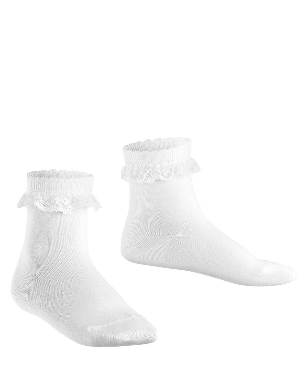 Falke Romantic Lace Socks Lasten Sukat Valkoinen | 75408EPVB