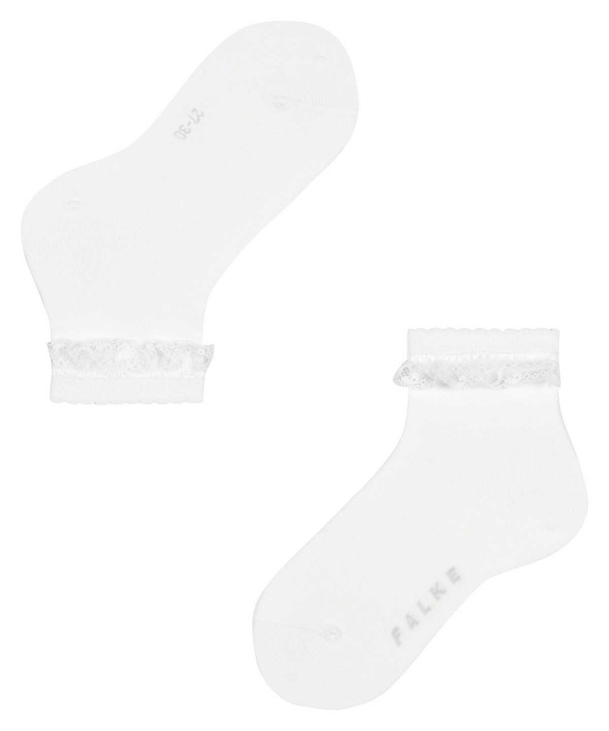 Falke Romantic Lace Socks Lasten Sukat Valkoinen | 75408EPVB